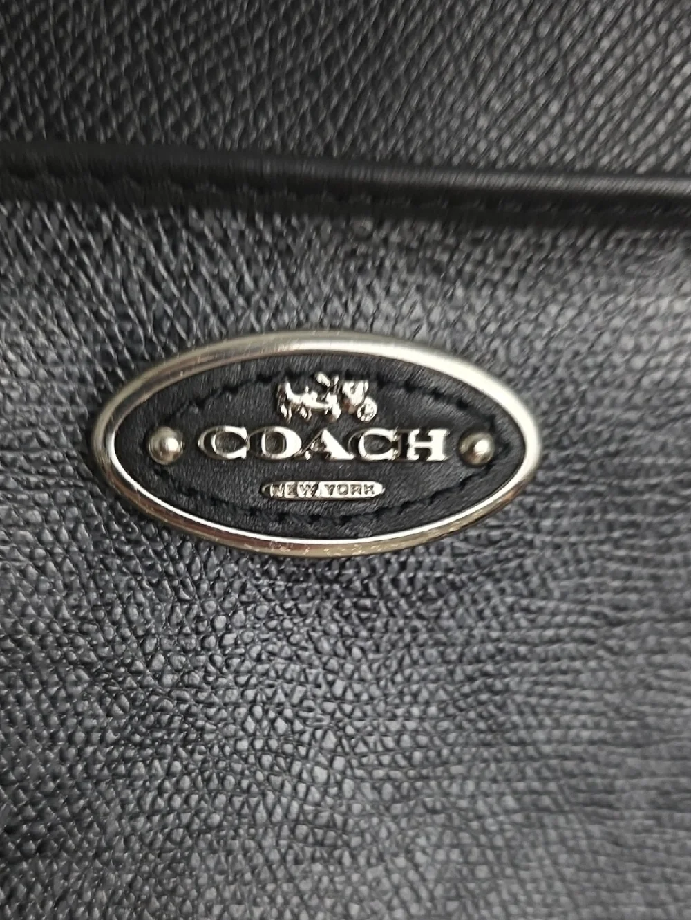 Coach 52400 Signature Canvas North South Swingpack Crossbody Black F1405